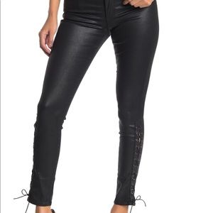 AG Farrah leather jeans